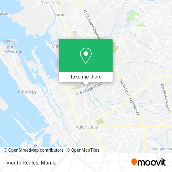 Viente Reales map