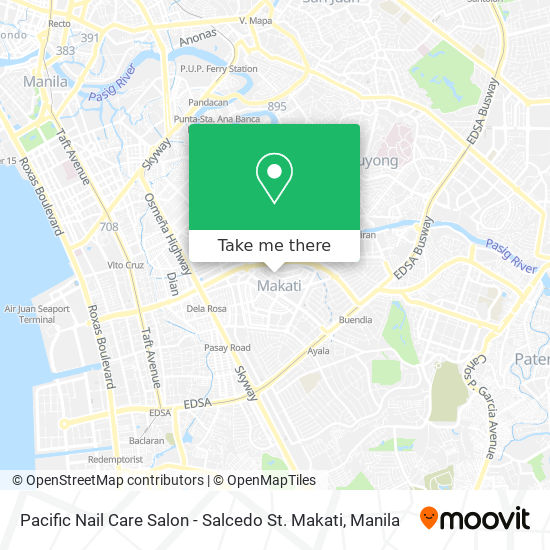 Pacific Nail Care Salon - Salcedo St. Makati map