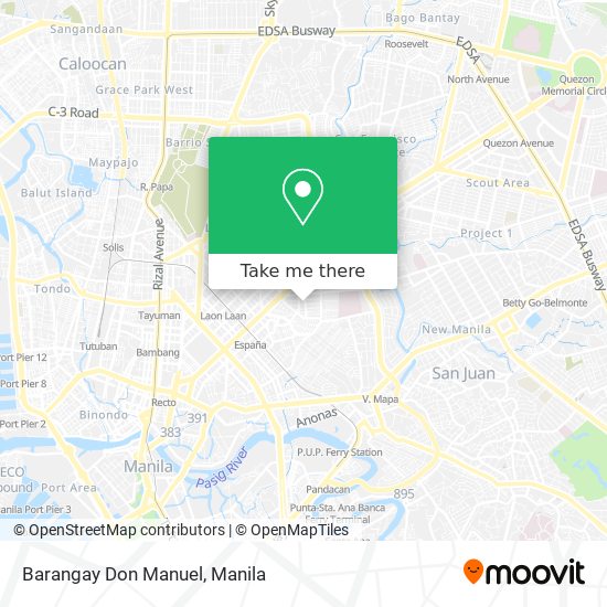 Barangay Don Manuel map