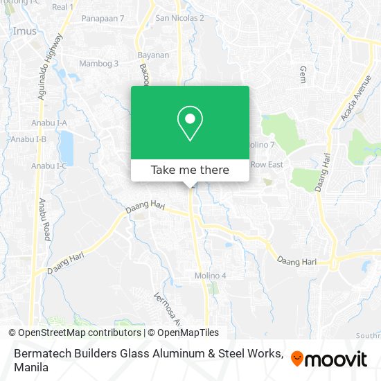 Bermatech Builders Glass Aluminum & Steel Works map