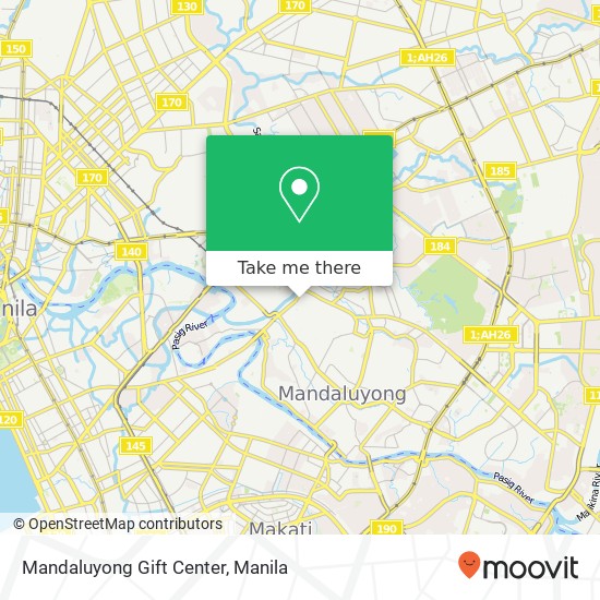Mandaluyong Gift Center map