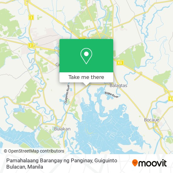 Pamahalaang Barangay ng Panginay, Guiguinto Bulacan map