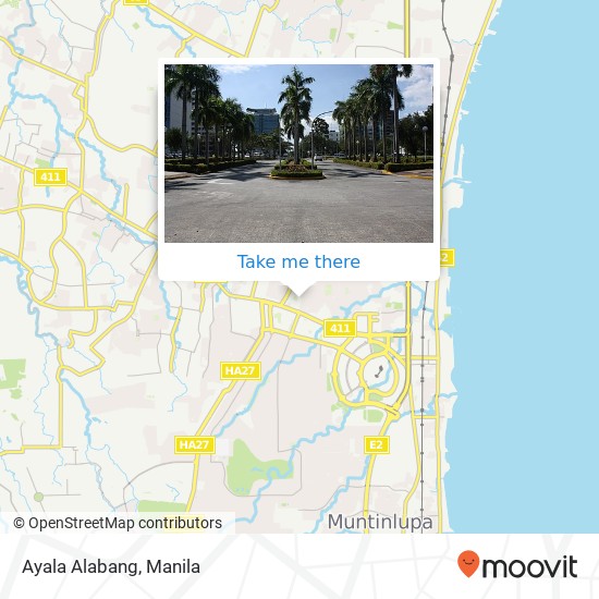 Ayala Alabang map