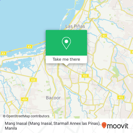 Mang Inasal (Mang Inasal, Starmall Annex las Pinas) map