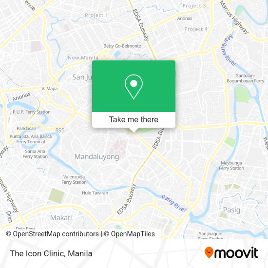 The Icon Clinic map