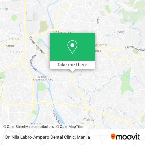 Dr. Nila Labro-Amparo Dental Clinic map