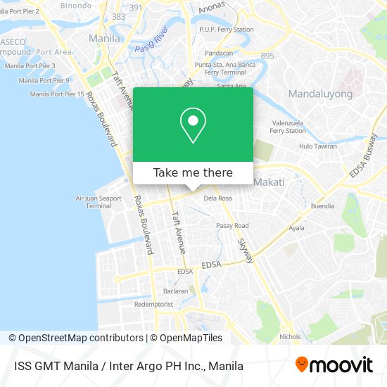 ISS GMT Manila / Inter Argo PH Inc. map