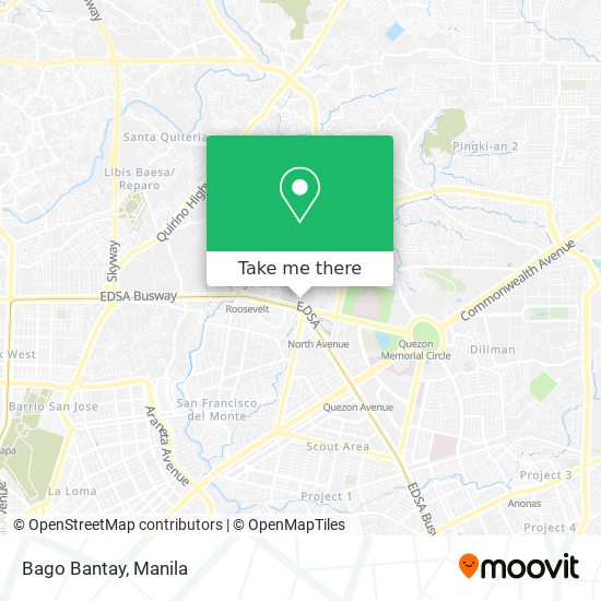 Bago Bantay map