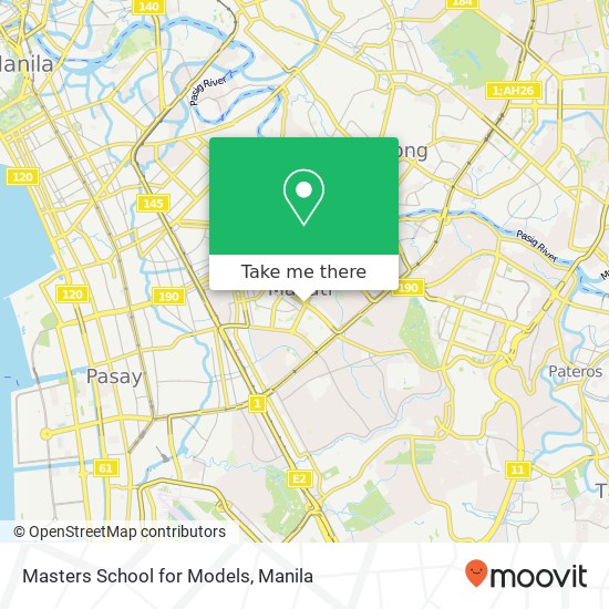 Masters School for Models map