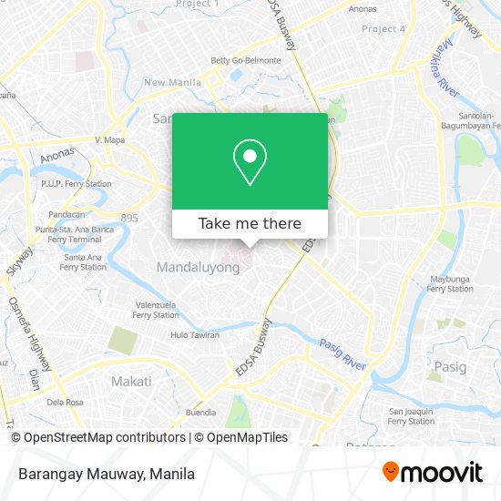 Barangay Mauway map