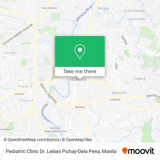 Pediatric Clinic Dr. Leilani Pichay-Dela Pena map