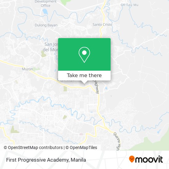 First Progressive Academy map