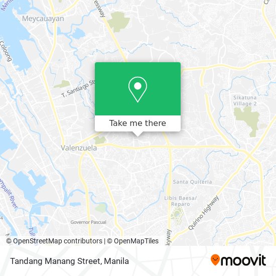 Tandang Manang Street map