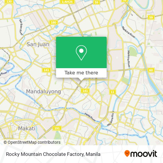 Rocky Mountain Chocolate Factory map
