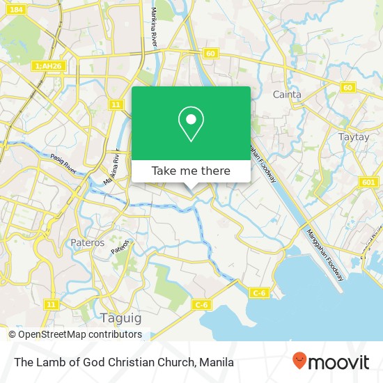The Lamb of God Christian Church map