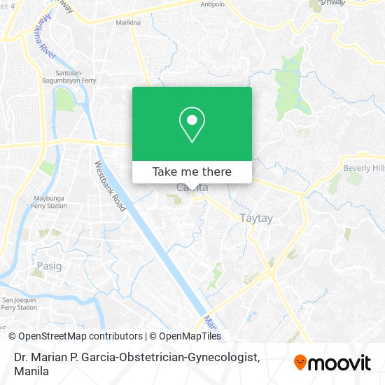 Dr. Marian P. Garcia-Obstetrician-Gynecologist map