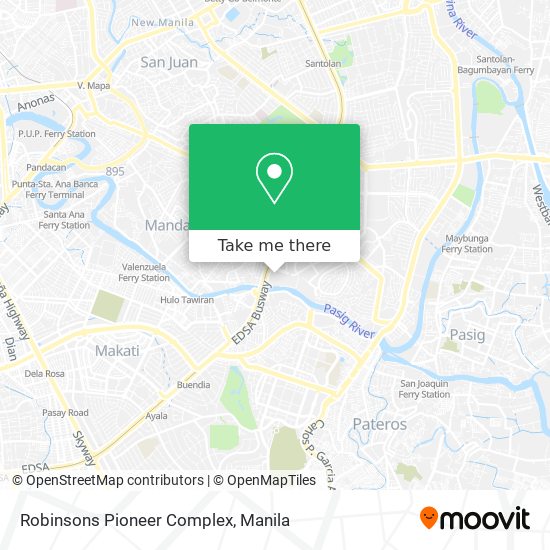 Robinsons Pioneer Complex map
