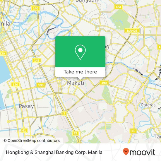 Hongkong & Shanghai Banking Corp map