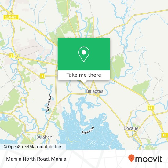 Manila North Road map