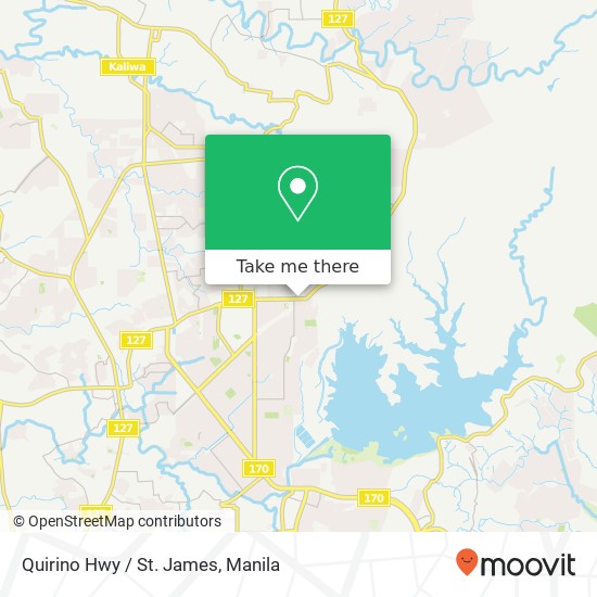 Quirino Hwy / St. James map