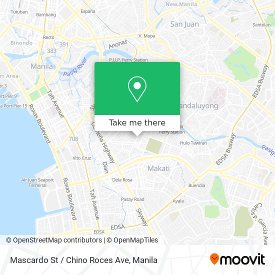 Mascardo St / Chino Roces Ave map