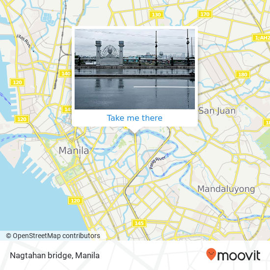 Nagtahan bridge map