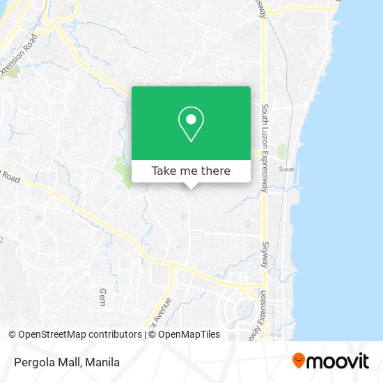Pergola Mall map