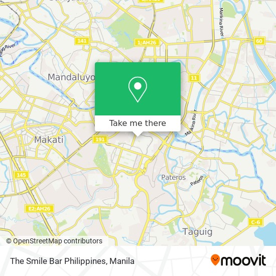 The Smile Bar Philippines map
