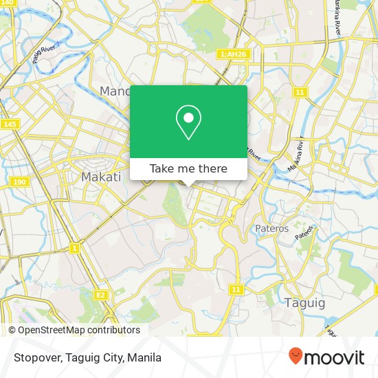 Stopover, Taguig City map