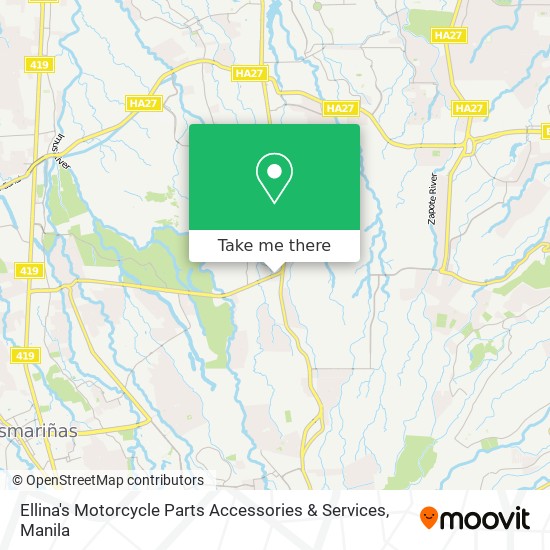 Ellina's Motorcycle Parts Accessories & Services map