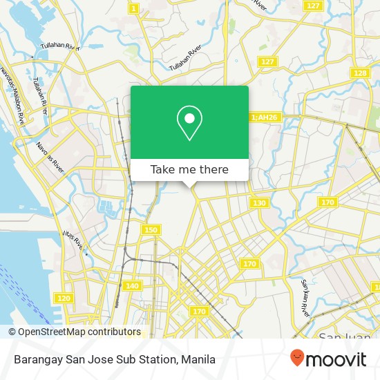 Barangay San Jose Sub Station map