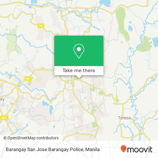Barangay San Jose Barangay Police map