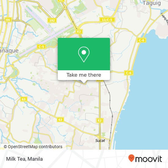 Milk Tea map