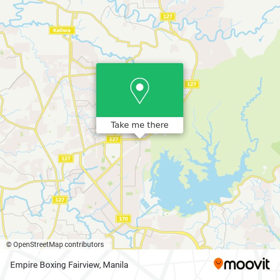 Empire Boxing Fairview map