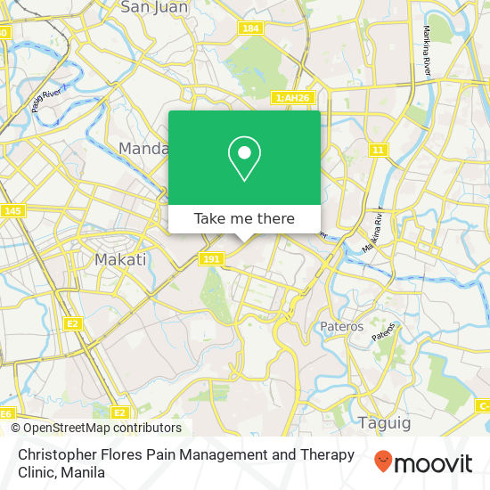 Christopher Flores Pain Management and Therapy Clinic map