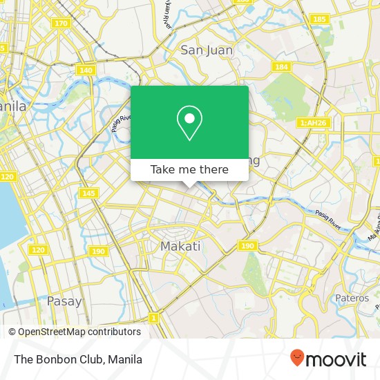 The Bonbon Club map