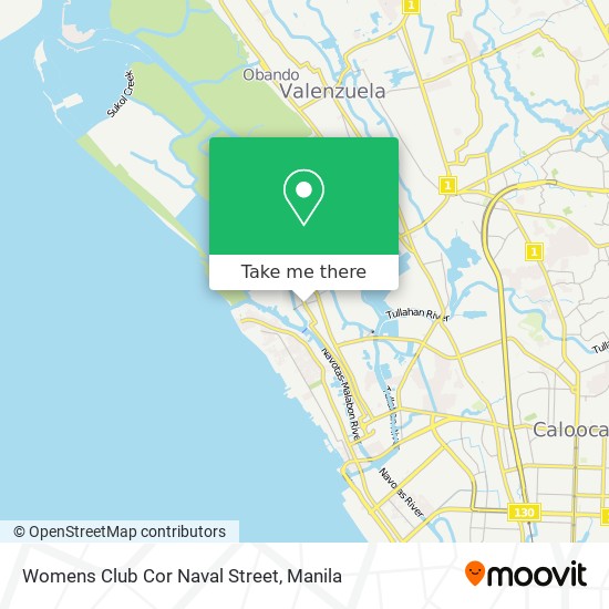 Womens Club Cor Naval Street map