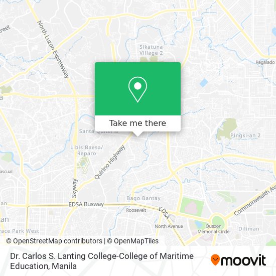 Dr. Carlos S. Lanting College-College of Maritime Education map