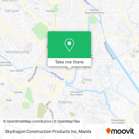 Skydragon Construction Products Inc map