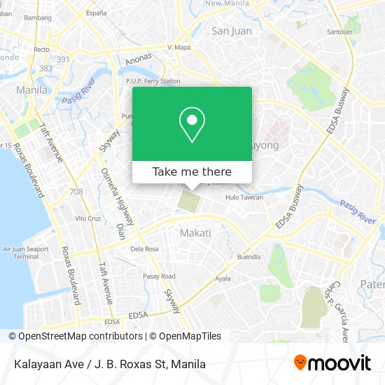 Kalayaan Ave / J. B. Roxas St map