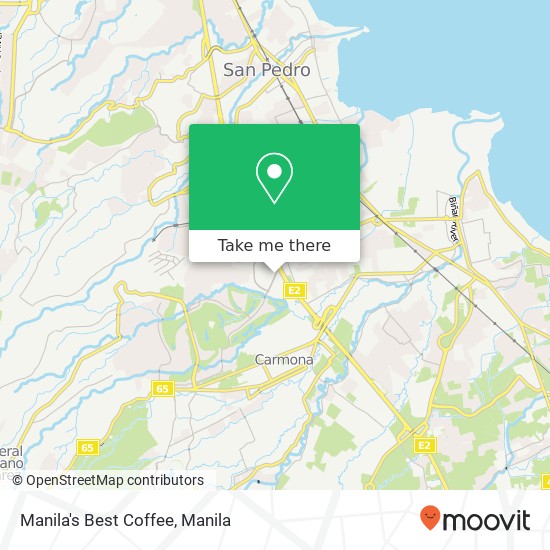 Manila's Best Coffee, Southwoods Ave San Francisco, Biñan, 4024 map