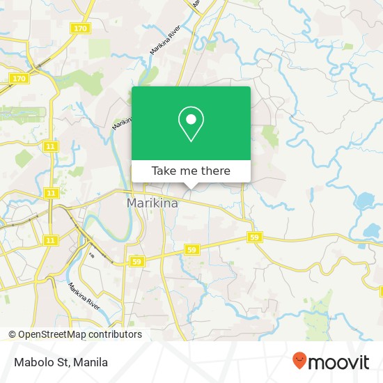 Mabolo St map