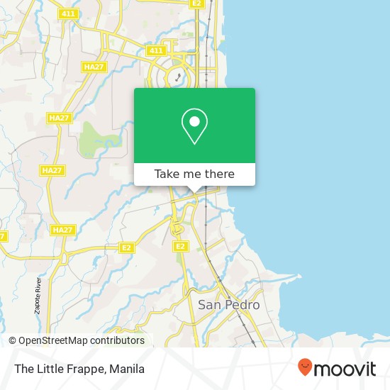 The Little Frappe, National Hwy Poblacion, Muntinlupa map