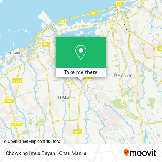 Chowking Imus Bayan I-Chat map