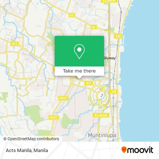 Acts Manila map