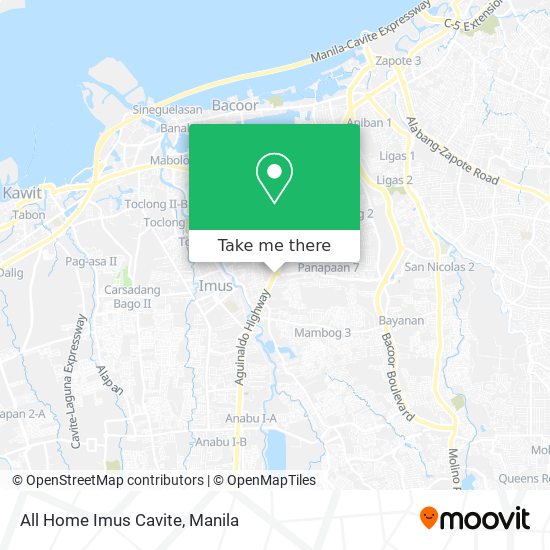 All Home Imus Cavite map