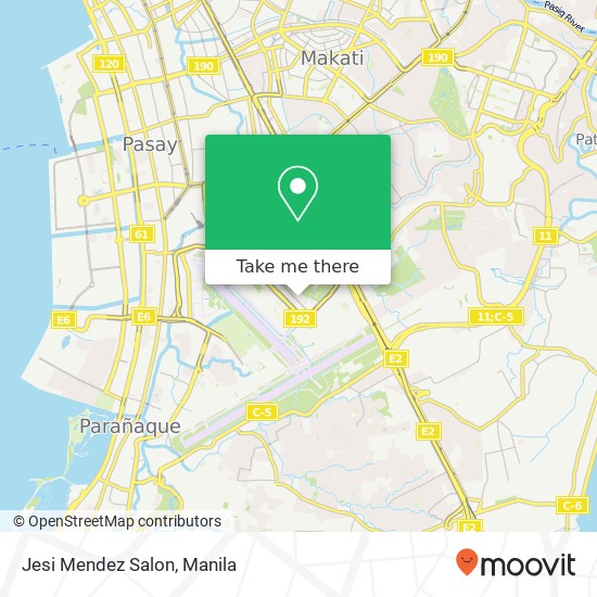 Jesi Mendez Salon, Barangay 183, Pasay City map