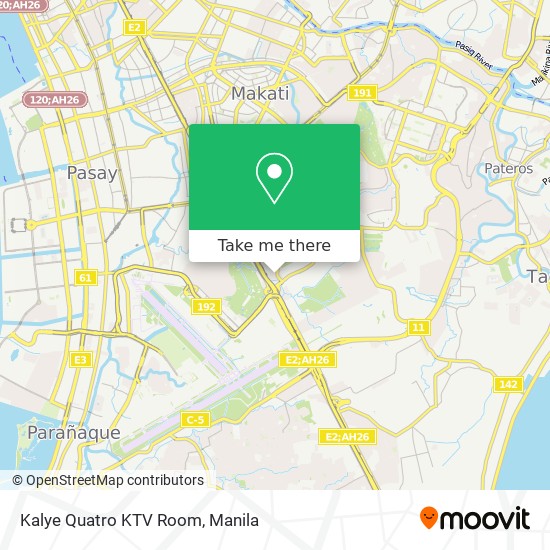 Kalye Quatro KTV Room map