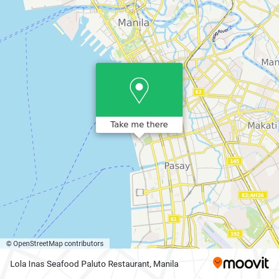 Lola Inas Seafood Paluto Restaurant map