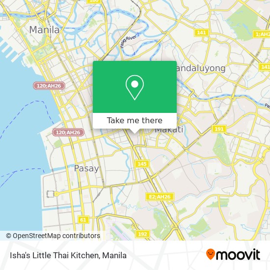 Isha's Little Thai Kitchen map